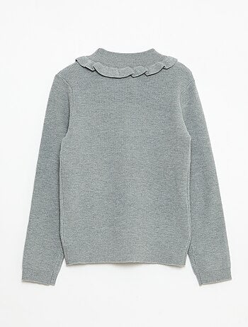 Maglione in maglia a coste
