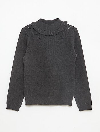 Maglione in maglia a coste