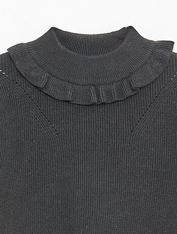 Maglione in maglia a coste