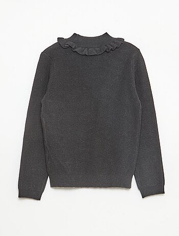 Maglione in maglia a coste