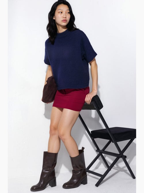 Maglione in maglia a girocollo dalla vestibilità rilassata hiccup - Kiabi Maglione in maglia a girocollo dalla vestibilità rilassata hiccup - Kiabi