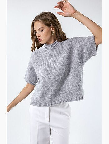 Maglione in maglia a girocollo dalla vestibilità rilassata hiccup