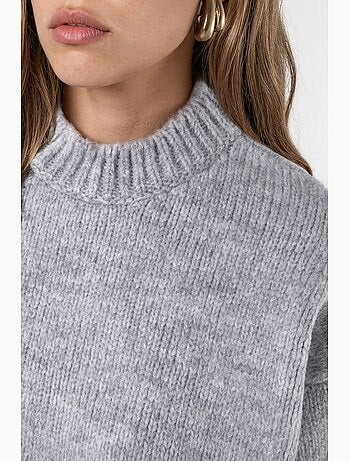 Maglione in maglia a girocollo dalla vestibilità rilassata hiccup