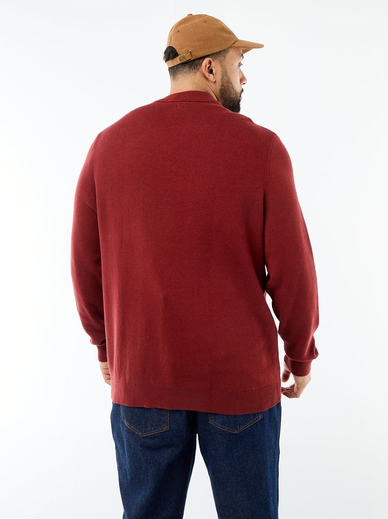 Maglione in maglia a girocollo Rosso - Kiabi