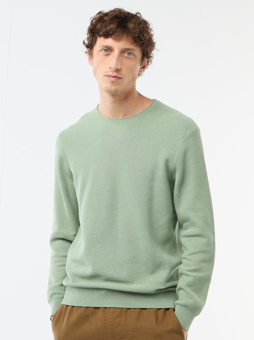 Maglione in maglia a nido d'ape - Kiabi Maglione in maglia a nido d'ape - Kiabi