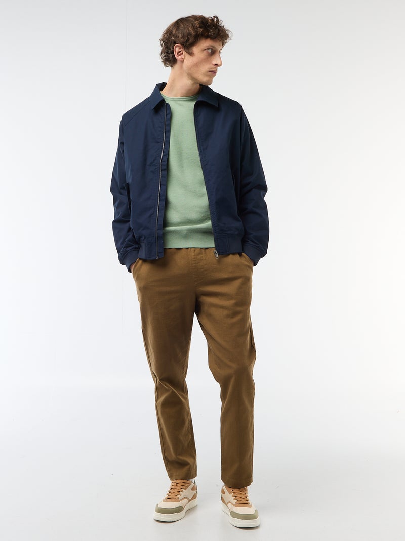 Maglione in maglia a nido d'ape Verde - Kiabi