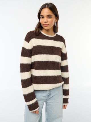 Maglione in maglia a punto grosso