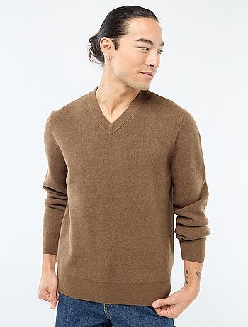 Maglione in maglia a punto grosso