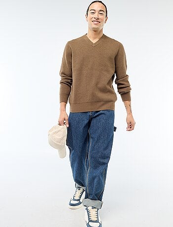 Maglione in maglia a punto grosso