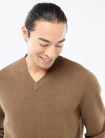 Maglione in maglia a punto grosso