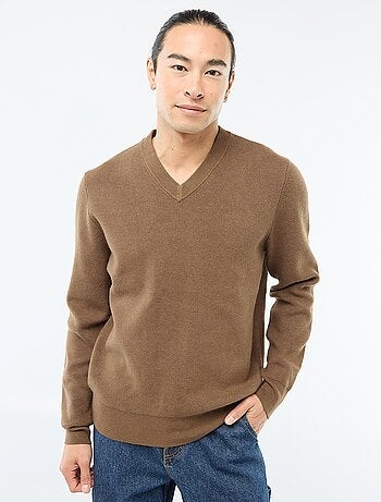 Maglione in maglia a punto grosso