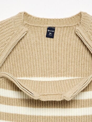 Maglione in maglia a righe - collezione facile da indossare