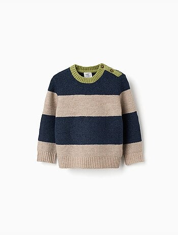 Maglione in maglia a righe