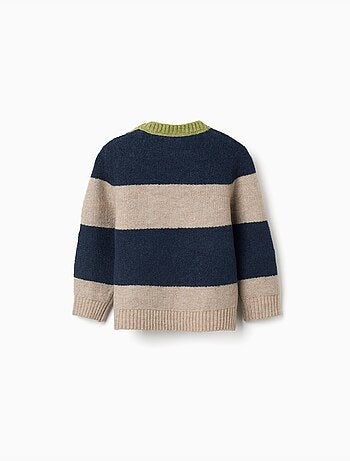 Maglione in maglia a righe