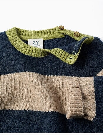 Maglione in maglia a righe