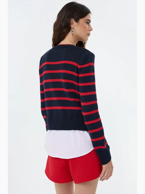 Maglione in maglia a righe hiccup - Kiabi