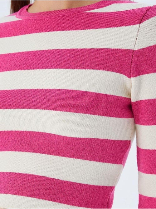 Maglione in maglia a righe mixray - Kiabi Maglione in maglia a righe mixray - Kiabi
