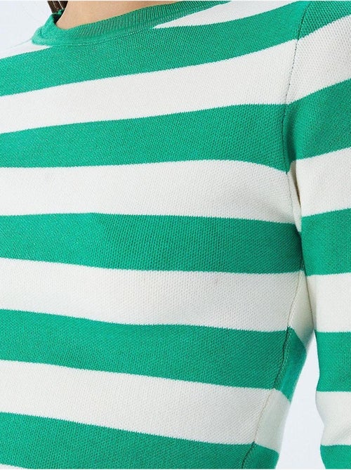 Maglione in maglia a righe mixray - Kiabi Maglione in maglia a righe mixray - Kiabi