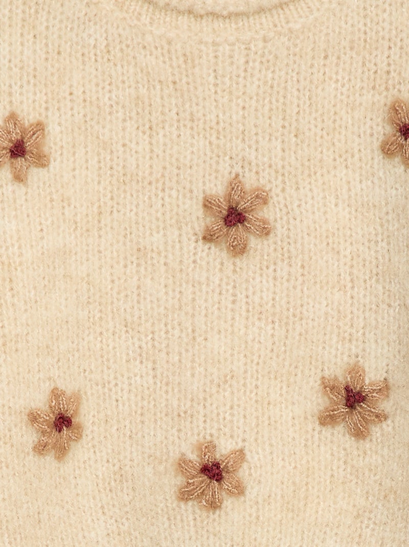 Maglione in maglia calda Beige - Kiabi