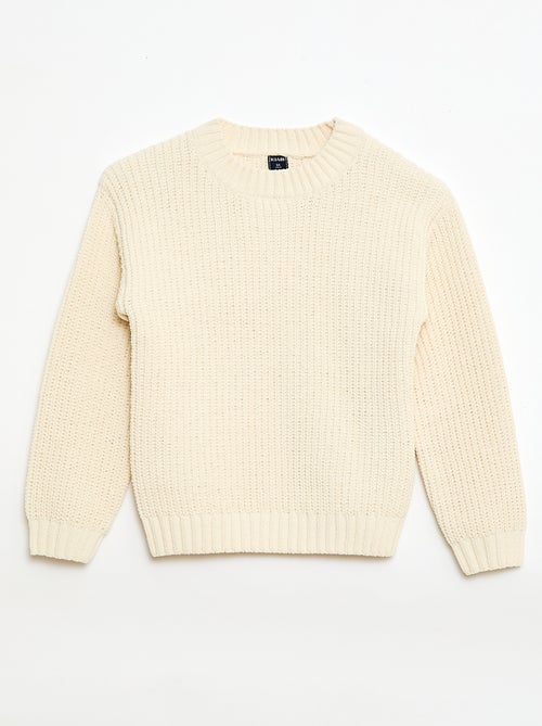 Maglione in maglia ciniglia - Kiabi