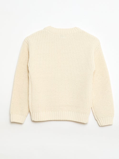 Maglione in maglia ciniglia - Kiabi