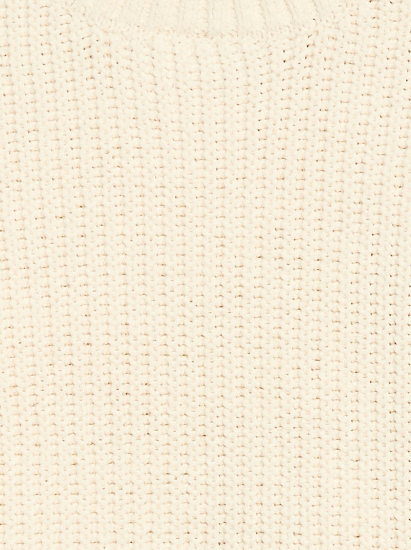 Maglione in maglia ciniglia Bianco - Kiabi