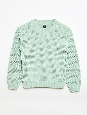 Maglione in maglia ciniglia