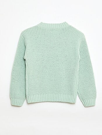 Maglione in maglia ciniglia