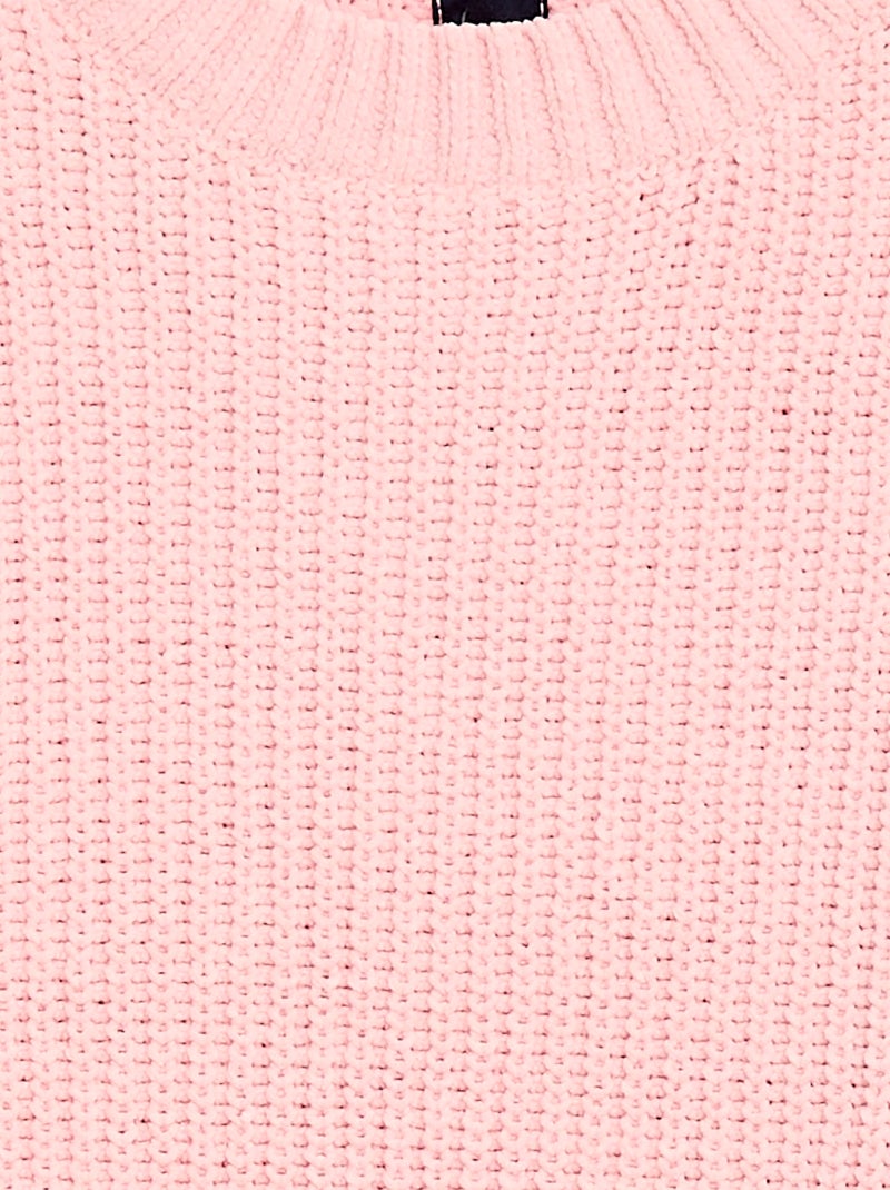 Maglione in maglia ciniglia Rosa - Kiabi