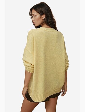 Maglione in maglia comodo con girocollo hiccup