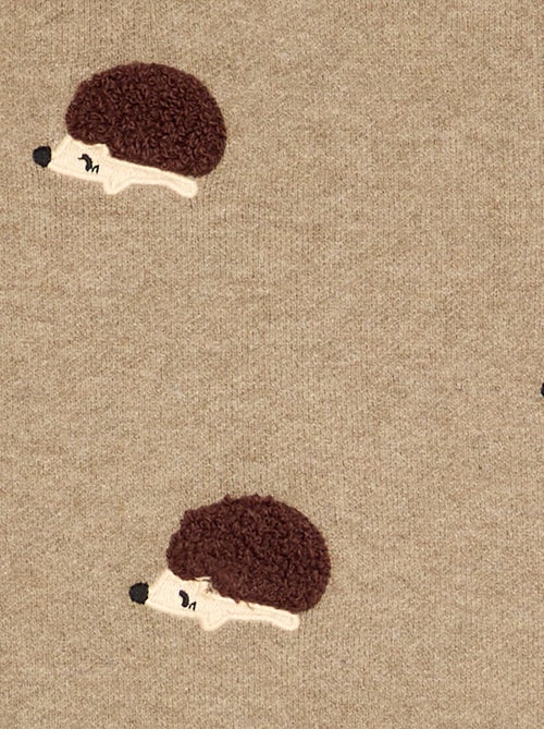 Maglione in maglia compatta con ricami animali - Kiabi