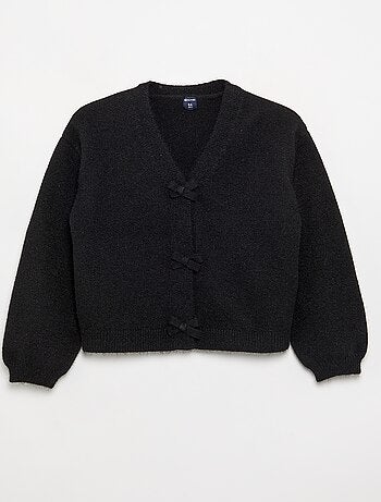 Maglione in maglia con apertura a nodi