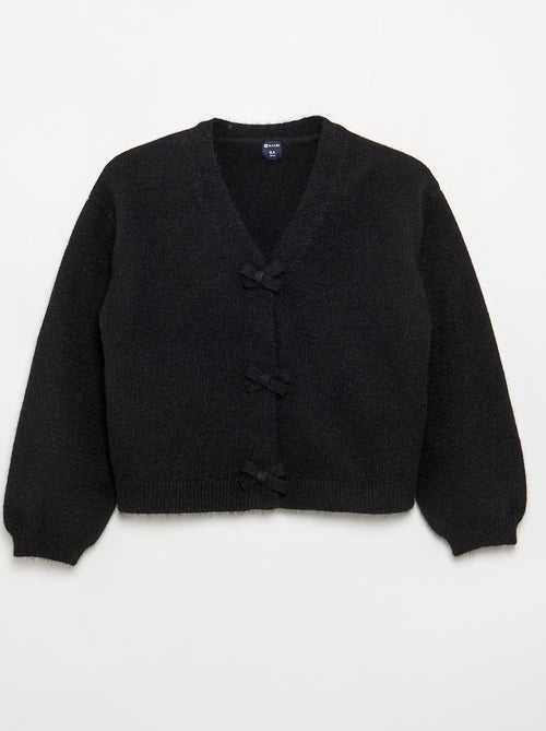 Maglione in maglia con apertura a nodi - Kiabi