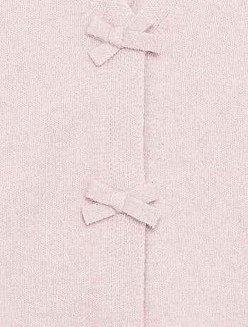 Maglione in maglia con apertura a nodi