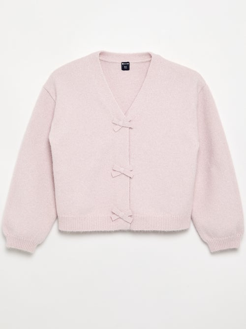 Maglione in maglia con apertura a nodi - Kiabi