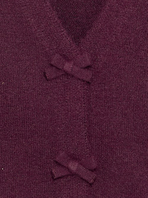Maglione in maglia con apertura a nodi - Kiabi