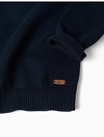 Maglione in maglia con bottoni sulle spalle