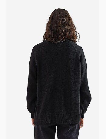 Maglione in maglia con colletto a bottoni lucci