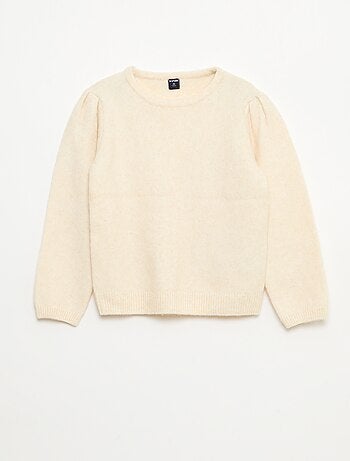Maglione in maglia con colletto removibile