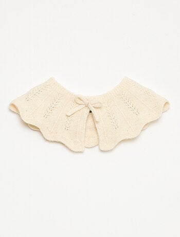 Maglione in maglia con colletto removibile