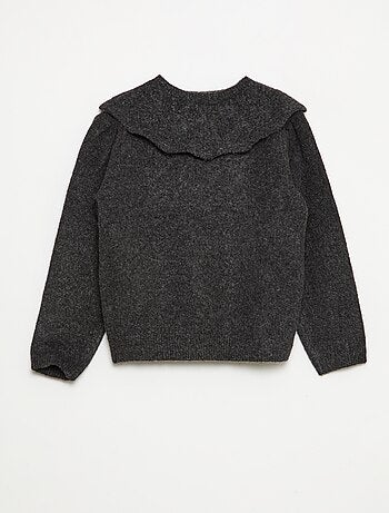 Maglione in maglia con colletto removibile