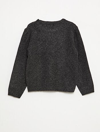 Maglione in maglia con colletto removibile