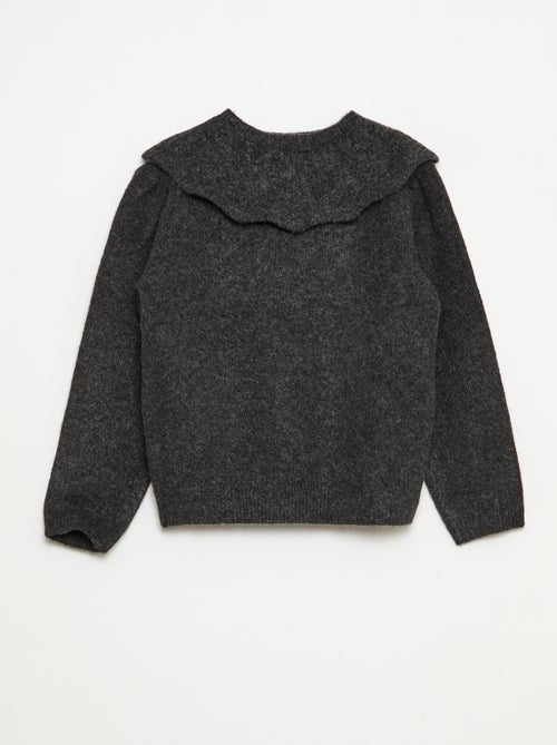 Maglione in maglia con colletto removibile - Kiabi