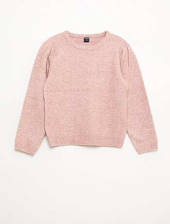 Maglione in maglia con colletto removibile