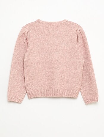 Maglione in maglia con colletto removibile