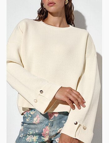 Maglione in maglia con dettagli a bottoni hiccup