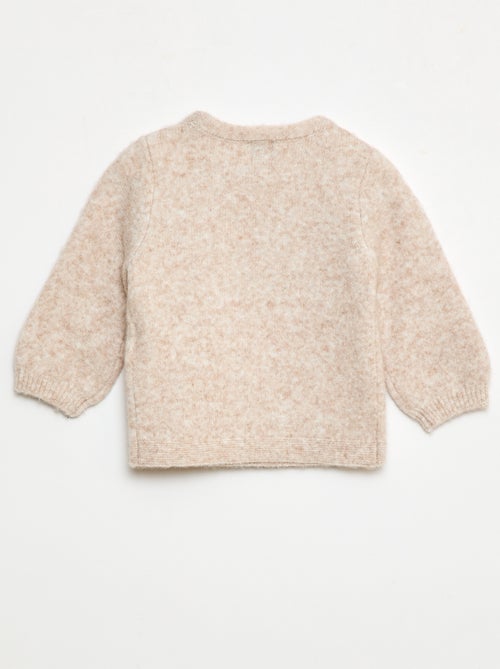 Maglione in maglia con fiocco decorativo sul davanti - Kiabi