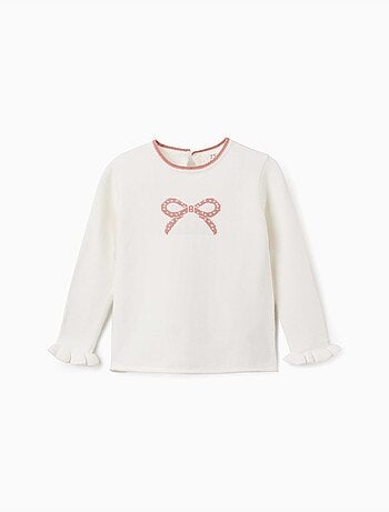 Maglione in maglia con cuore jacquard