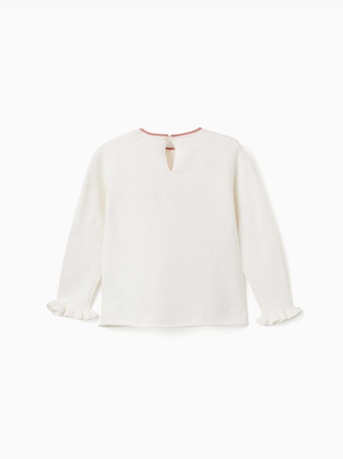 Maglione in maglia con fiocco jacquard - Kiabi