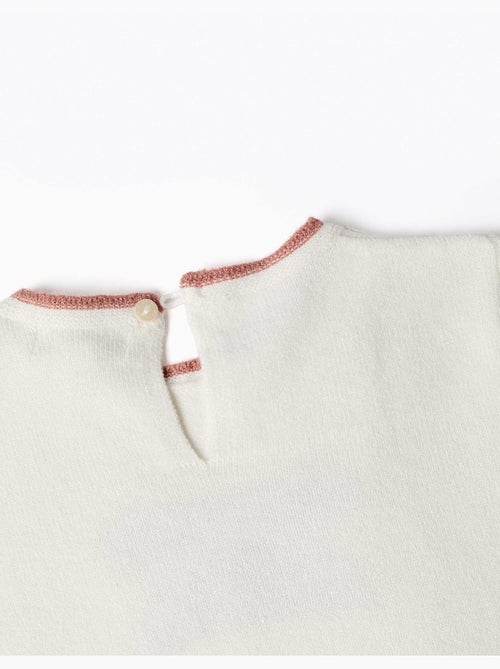 Maglione in maglia con fiocco jacquard - Kiabi